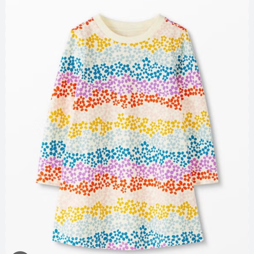 Hanna Andersson Floral Rainbow Dress